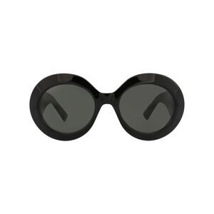 Gucci Round-Frame Recycled Acetate Sunglasses Black Womens